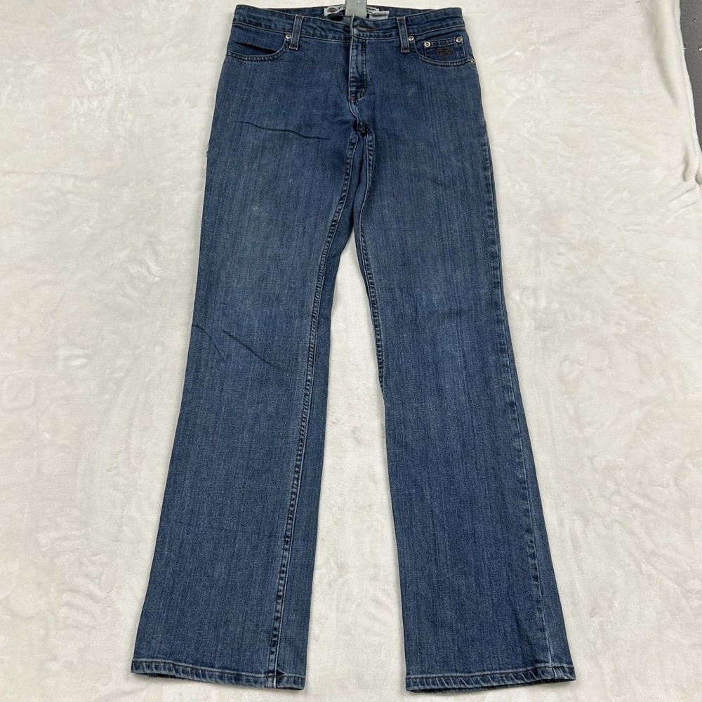 Harley-Davidson Jeans Womens 6 Tall Blue Denim Straight Leg Biker 99113-11VT